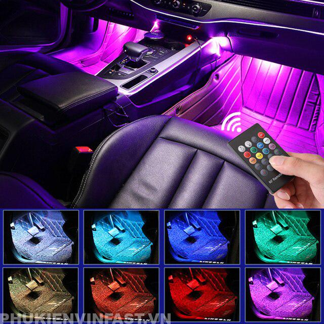 Độ led nội thất ambient light cho xe VinFast - Phukienvinfast.vn