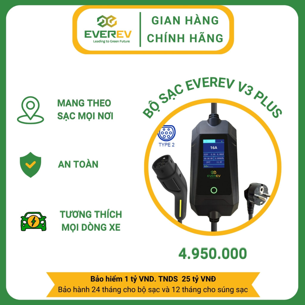 Sạc di động 3.5KW EVEREV