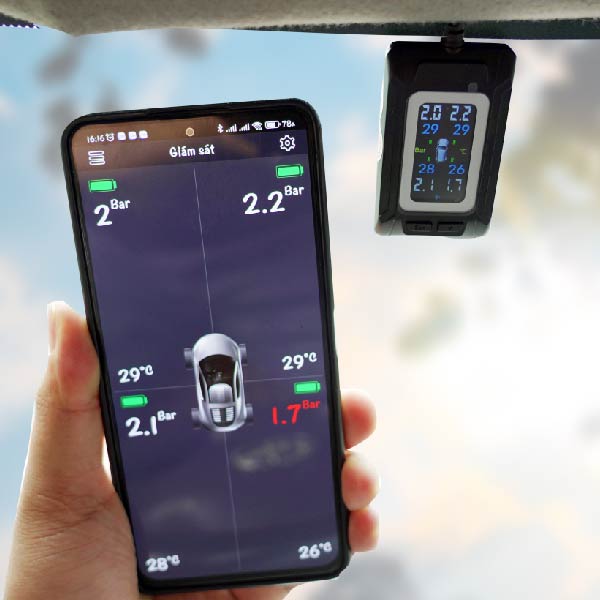 cảm biến áp suất lốp c340