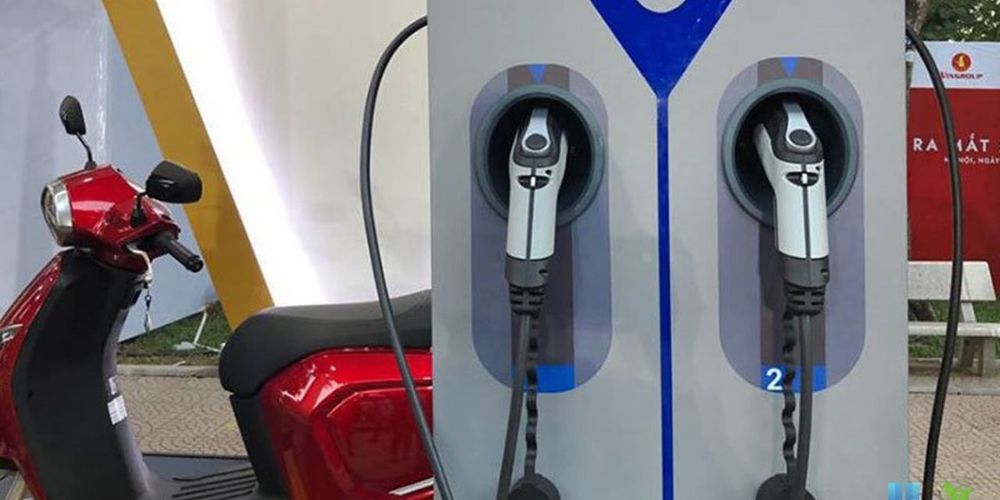 sạc nhượng quyền xe máy điện