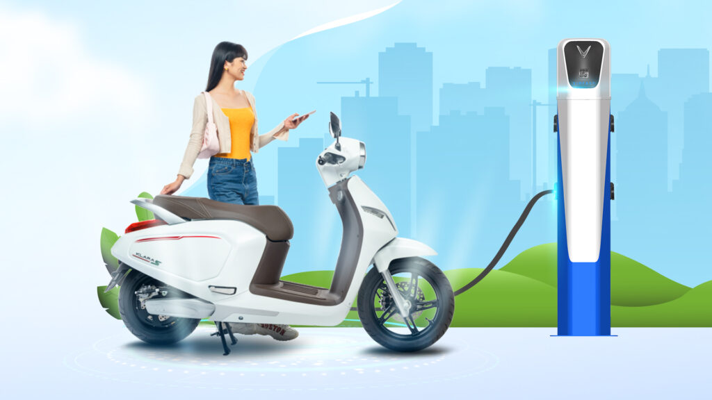 sạc nhượng quyền xe máy điện